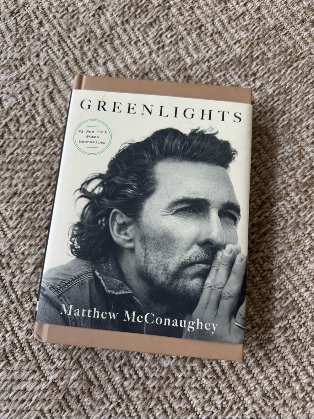 Like new - Greenlights by Matthew McConaughey - Hardcover Book